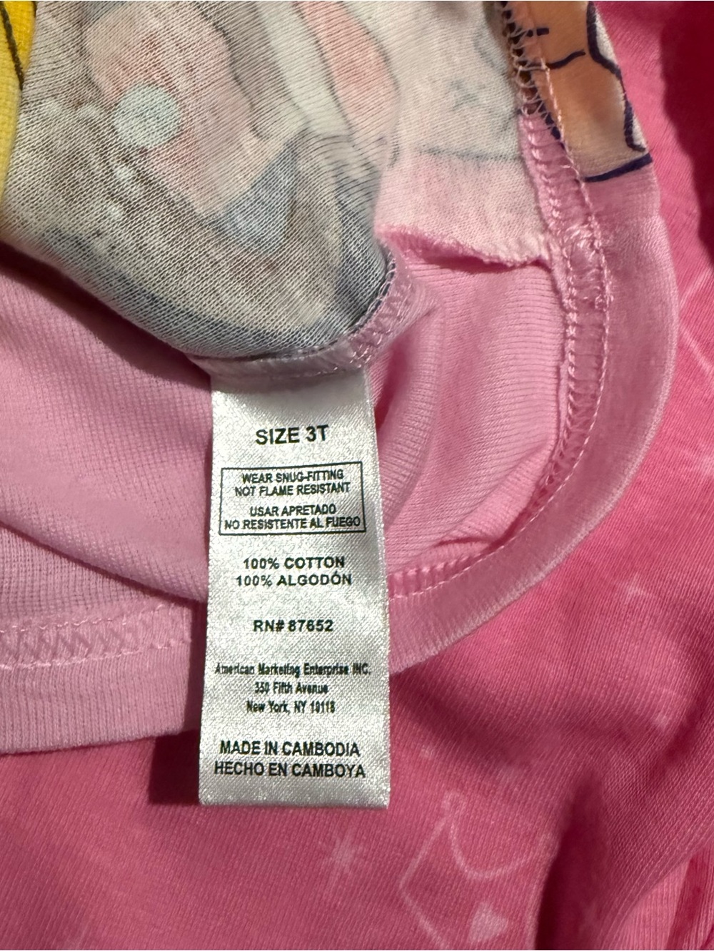 Disney Princess Girls 3T 4 Piece Cotton Pajama Set NWT - Picture 6 of 13